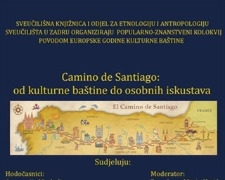 Poziv na predavanje "Camino de Santiago: od kulturne baštine do osobnih iskustava"